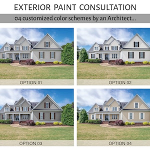 Exterior Paint Renderings|Interior Design Service|e-design|Custom Paint Help|Paint Colors|House Colors|Exterior House|Visualization|Exterior