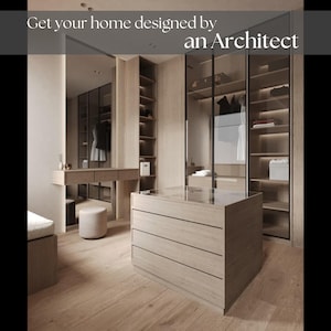 Begehbarer Kleiderschrank, Wohndesign, Einzelraumdesign, 3D-Wiedergabe, Garderobe, Raumplanung, 3D-Wiedergabe, E-Wiedergabe.