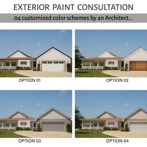 Exterior Paint Renderings|Interior Design Service|e-design|Custom Paint Help|Paint Colors|House Colors|Exterior House|Visualization|Exterior