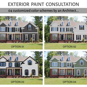 Exterior Paint Renderings|Interior Design Service|e-design|Custom Paint Help|Paint Colors|House Colors|Exterior House|Visualization|Exterior