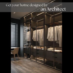 Begehbarer Kleiderschrank, Wohndesign, Einzelraumdesign, 3D-Wiedergabe, Garderobe, Raumplanung, 3D-Wiedergabe, E-Wiedergabe.