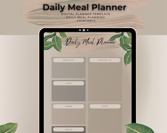 2024 Digital IPad Planner | Meal Planner | Goodnotes, Notability Planner | Self Care Collection