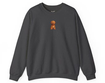 Goldendoodle Sweatshirt | Labradoodle Cotton Crewneck | Doodle Loungewear