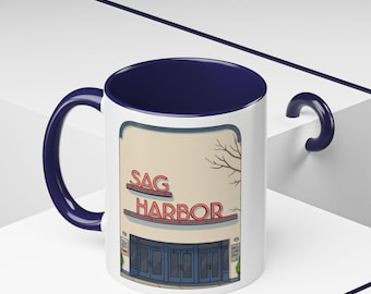 Sag Harbor Cinema Coffee Mug | Hamptons New York Coffee Cup