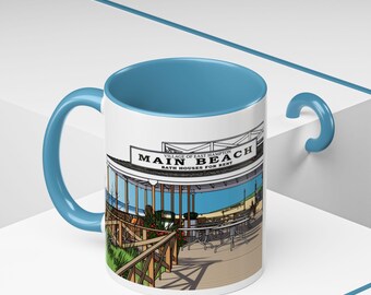 Main Beach, East Hampton Mug | Hamptons Coffee Cup
