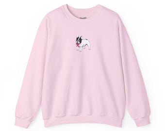 Frenchie Sweatshirt | Cotton Crewneck | French Bulldog Loungewear | The Shelby
