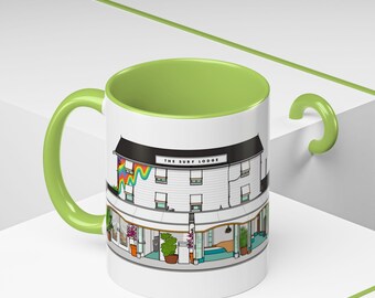 The Surf Lodge Mug | Hamptons Coffee Cup | Montauk, New York