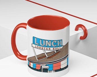 Lunch Lobster Roll Mug | Hamptons Coffee Cup