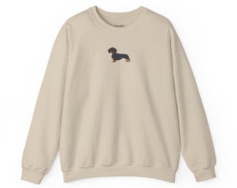 Dachshund Sweatshirt | Cotton Crewneck | Pet Silhouette Loungewear