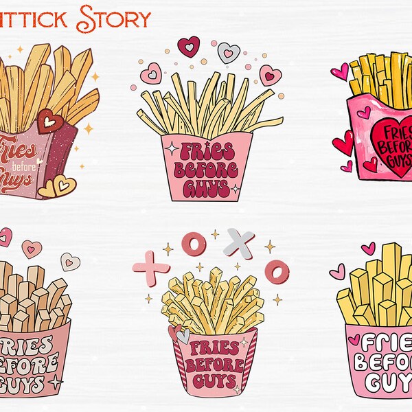 Fries before guys png Bundle, groovy mama designs for sublimation trendy png love valentine png trendy valentine png sublimation png designs