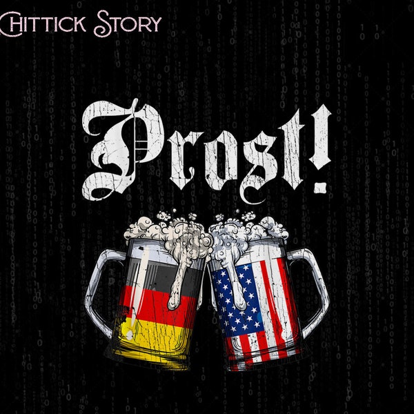 Prost Beer German American Flag T shirt Oktoberfest Men Mug Png, Oktoberfest Drinking Team Png, Beer Lover Png, Oktoberfest Party Png