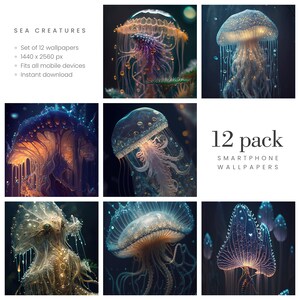 Creature marine. Set di sfondi ispirati alla vita marina per gli smartphone