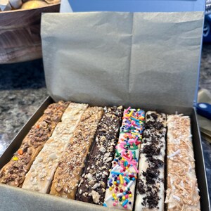 Gourmet Assorted Biscotti, Cookie Gift Box, Italian Inspired Cookies, Organic ingredients, Gift ideas