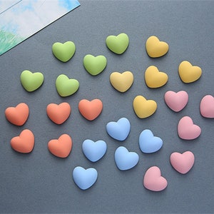 10 Handcrafted Heart Magnets