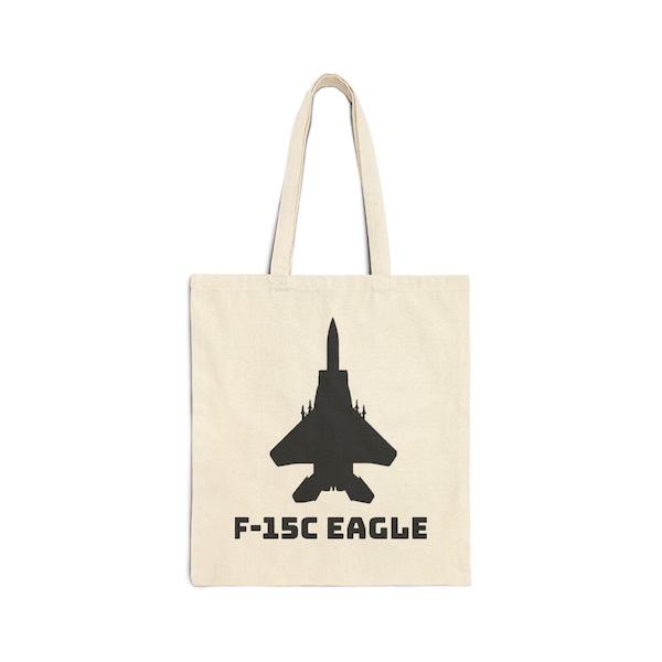 F-15C Eagle - Cotton Canvas Tote Bag