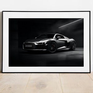 2020 Audi R8 Coupe' Poster, picture, metal print, paint by 21 MXM