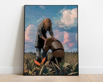 Vinland Saga poster, Thorfinn, colored Manga Poster, Digital 4K Wall Print, Manga Van Gogh Style Painting, Japanese Wall Art, Forgiven