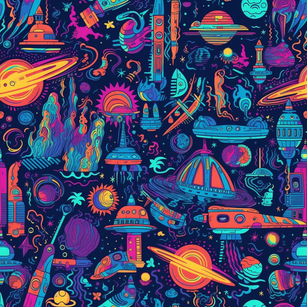 5 Alien Patterns - Etsy