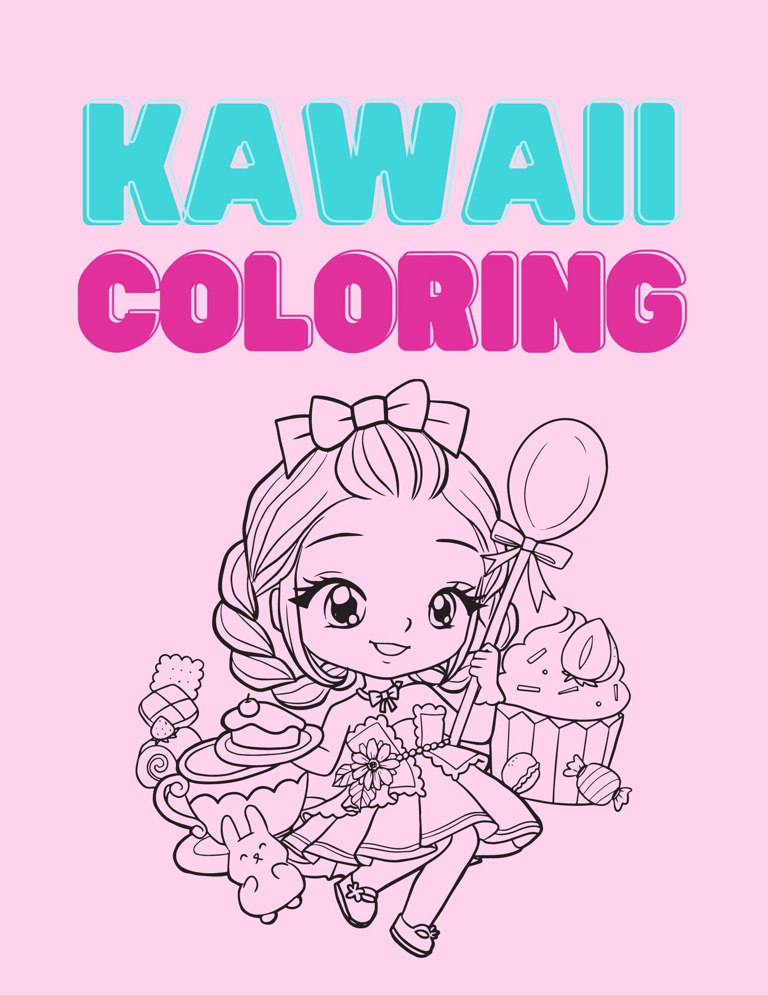 31 Seiten Kawaii zum Ausmalen! - Etsy.de
