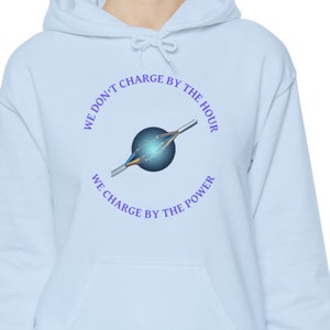 Electricians: We Charge by the Power Unisex Heavy Blend™ Hooded Sweatshirt