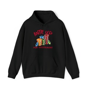 Ante Up for Excitement Poker Unisex Heavy Blend™ Hooded Sweatshirt