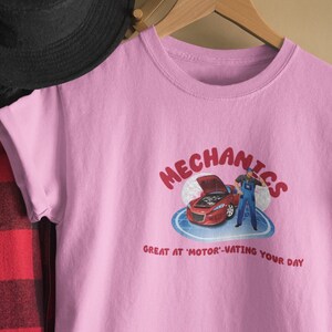 Mechanics: Great at &#39;Motor&#39;-vating Your Day Unisex Heavy Cotton Tee