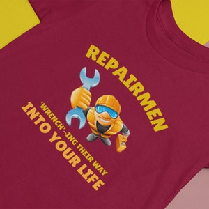 Repairmen: &#39;Wrench&#39;-ing Their Way into Your Life Unisex Heavy Cotton Tee