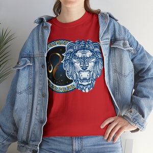 Leo Zodiac Unisex Heavy Cotton Tee