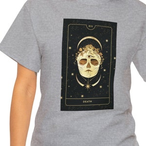 Death Tarot Unisex Heavy Cotton Tee