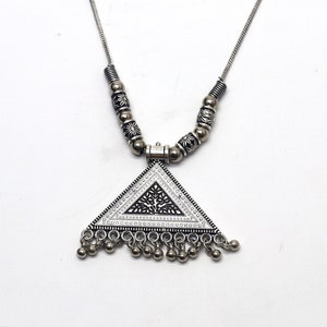 Kridayani: Beautiful and Bold Butterfly Oxidised Silver Pendant for Girls/Classy and Bold Neck Accessory/Handmade Gifts for every Occasions