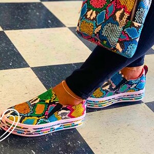 Colorful slip on sale ons