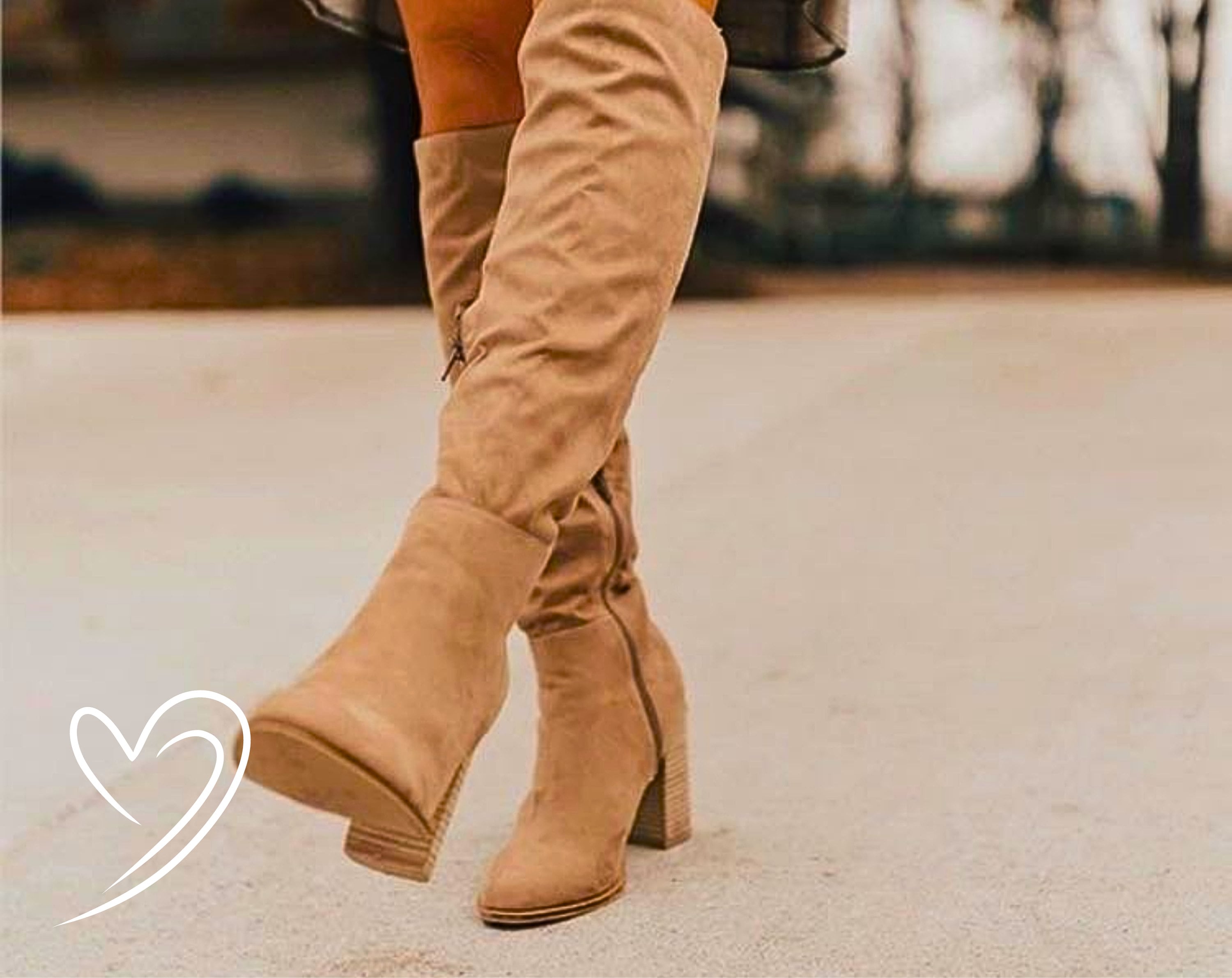 Sexy top brown boots