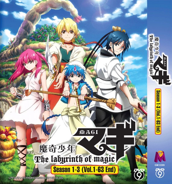 DVD ANIME Magi the Labyrinth of Magic Season 13 Volume 1-63 