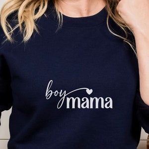 男の子ママ用スウェットシャツ：ユニセックスコンフォートフィット、新米ママへのギフト