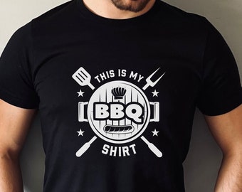 Funny BBQ T-Shirt, Grilling Gift for Dad
