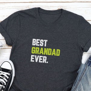 Grandad Tshirt, Grandad Christmas Gift, Birthday Gifts for Grandad, Gift for Grandpa, Happy Birthday Grandad, Grandad Fathers Day, For Him