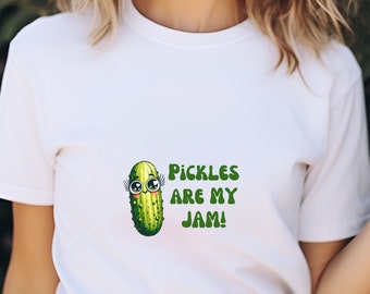 ピクルスTシャツ、面白いユニセックスガーキンラバーTシャツ、ピクルスファンへのギフト