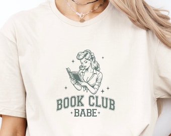 Camiseta de libro, camiseta retro para amantes de los libros, regalo de lectura de verano