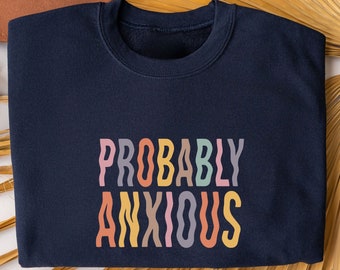 Selbstpflege Sweatshirt, psychische Gesundheit Angst Pullover, ADHS Bewusstsein Geschenk
