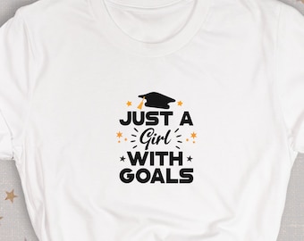 Afstudeer-T-shirt dochter, afstudeercadeau, universiteitscadeau voor kind