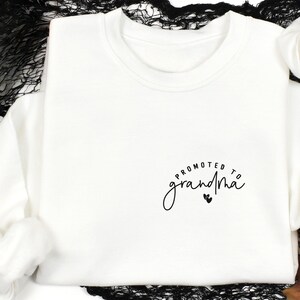 Grandma Sweatshirt, New Grandma Gift, Grandma Sweater, First Mum Now Grandma, Gift for New Grandma, Mothers Day Gifts for Grandma, Nana Top