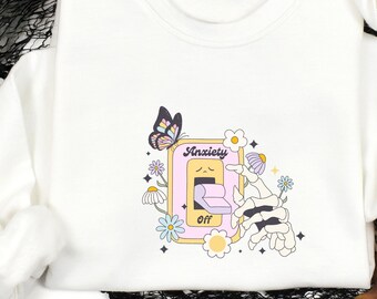 Angst Sweatshirt, Angst Pullover, ADHS Bewusstsein Geschenk