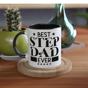 Step Dad Coffee Mug, Bonus Dad Mug, Best Step Dad, Step Dad Gifts, Stepfather Mugs, Gift for Stepfather, Step Dad Fathers Day, Husband Mug