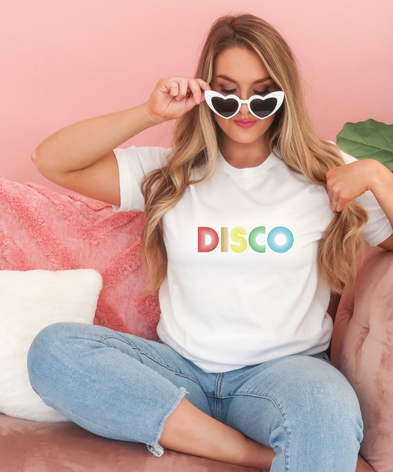 Disco T-Shirt, Unisex Dancing Tee, Retro 70s Shirt
