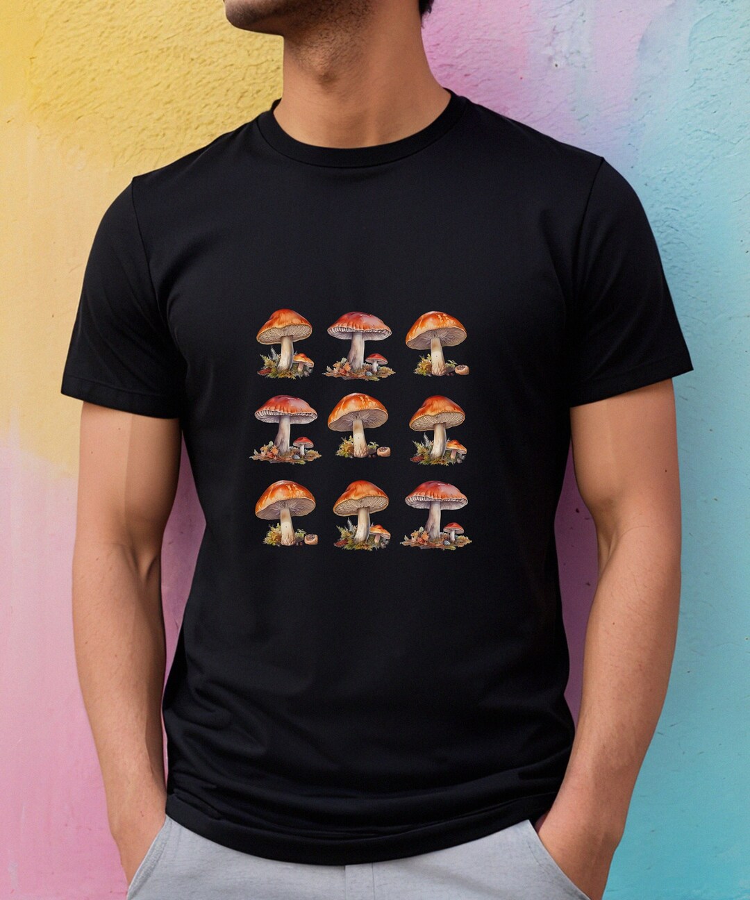 Mushroom T-shirt Toadstool Shirt Botanical Tshirt Nature - Etsy UK