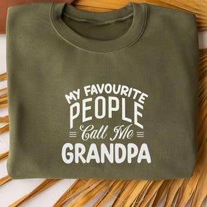 Grandpa Sweatshirt, Grandad Christmas Gift, Birthday Gifts for Grandad, Gift for Grandpa, Happy Birthday Grandad, Grandad Fathers Day