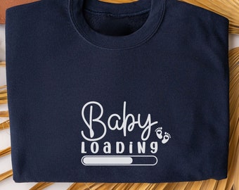 Moletom para anúncio de gravidez, blusa divertida para futura mamãe, presente para gestante