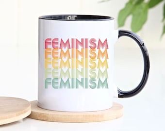 Taza feminista, Taza para mujeres, Taza retro, Taza de empoderamiento femenino, Regalo por la igualdad de derechos, Regalo para la mejor amiga, Regalo para mamá