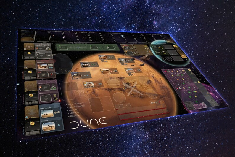 Dune Imperium Playmat Rise of IX & Immortality Multilingual Etsy