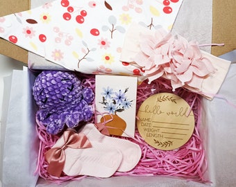 Coffret cadeau de naissance pour fille, coffret cadeau d'anniversaire, cadeau pour fille, coffret cadeau, cadeau d'anniversaire pour enfant, cadeau de baby shower, cadeau de Noël